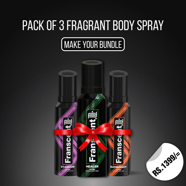 Elite Trio Scent Bundle – 6 Luxury Body Sprays for Men