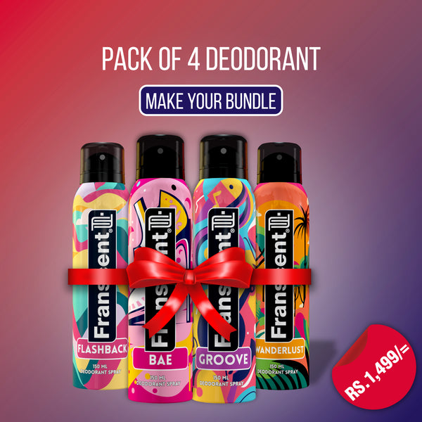Quad Luxe Deodorant Pack – | 4 Premium Fragrances